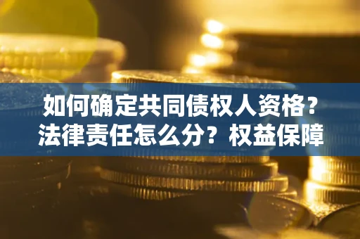 武汉如何确定共同债权人资格？法律责任怎么分？权益保障技巧揭秘！