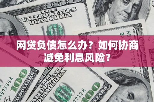 武汉网贷负债怎么办？如何协商减免利息风险？