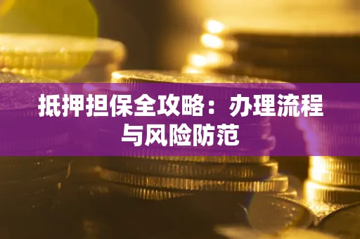 武汉抵押担保全攻略：办理流程与风险防范