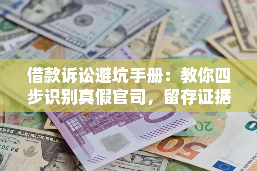 武汉借款诉讼避坑手册：教你四步识别真假官司，留存证据不踩雷