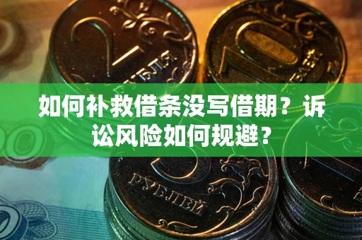 武汉如何补救借条没写借期？诉讼风险如何规避？