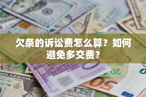 武汉欠条的诉讼费怎么算？如何避免多交费？