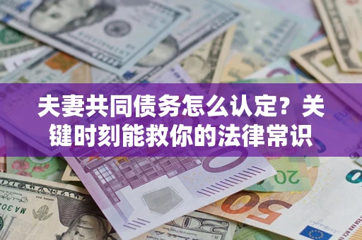 武汉夫妻共同债务怎么认定？关键时刻能救你的法律常识