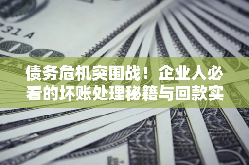 武汉债务危机突围战！企业人必看的坏账处理秘籍与回款实战指南