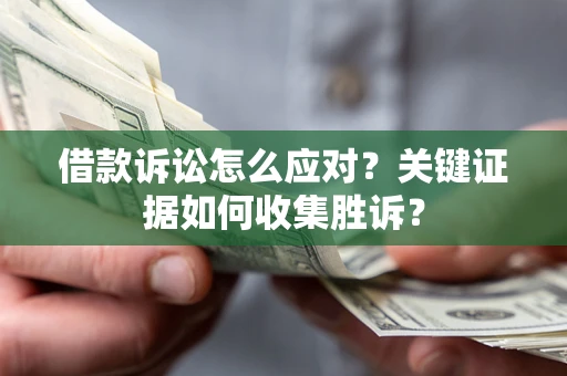 武汉借款诉讼怎么应对？关键证据如何收集胜诉？