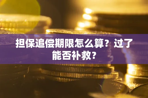 武汉担保追偿期限怎么算？过了能否补救？